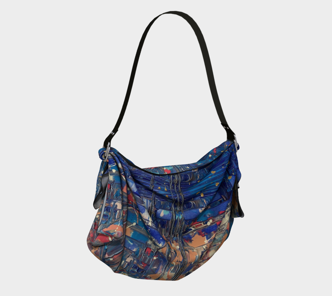 "Pol Roger Everyday" Origami Tote (Blue, Pink, White)