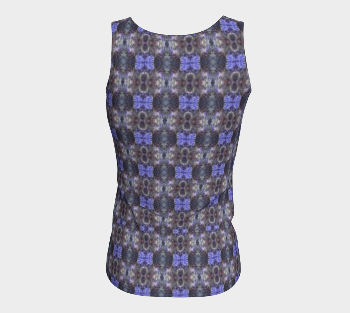 "Celestial" Fitted Tank (Purple, Black)