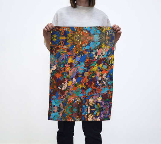 "Crazy For You" Tea Towel (Multi)