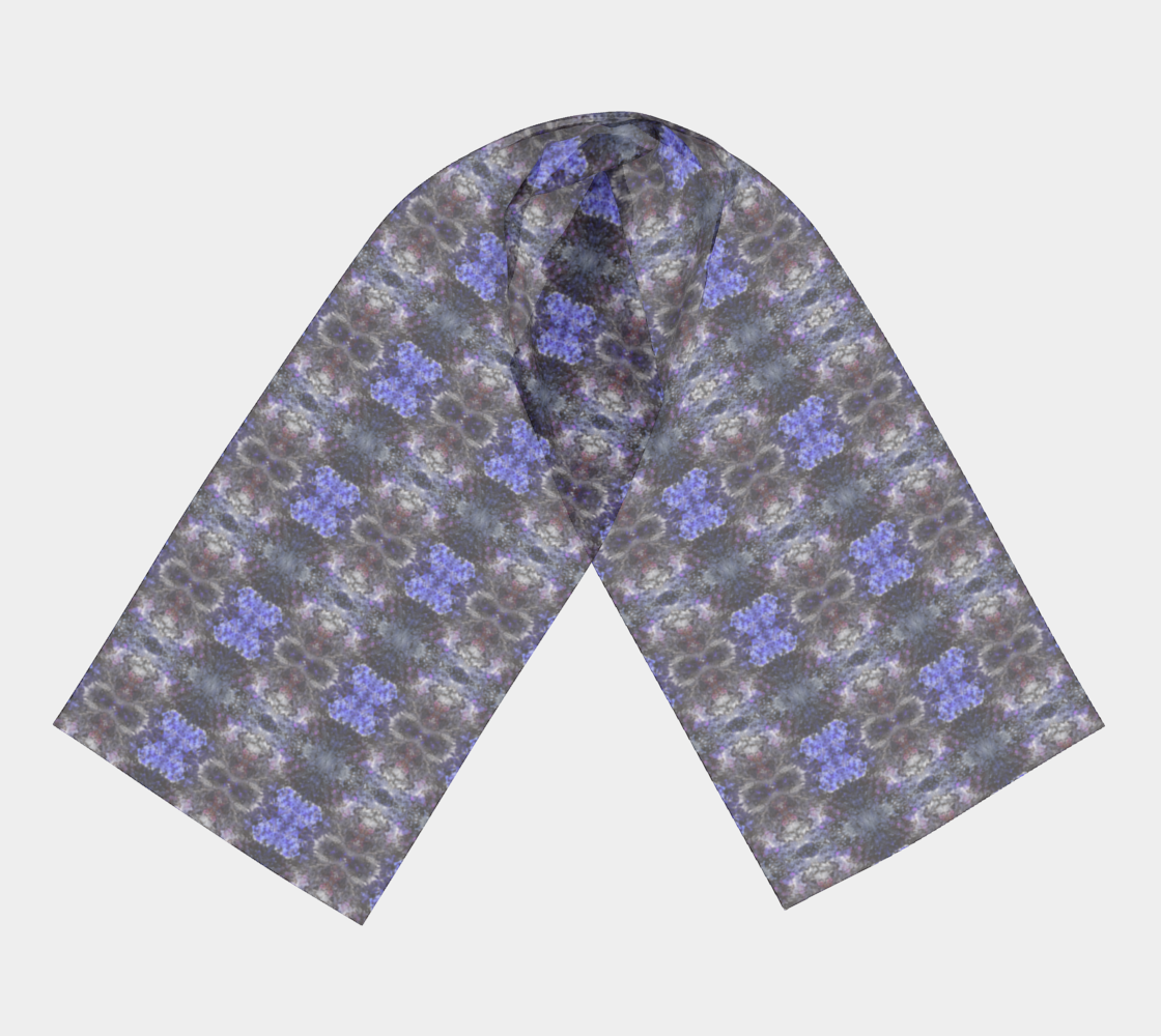 "Celestial" Long Scarf (Purple)