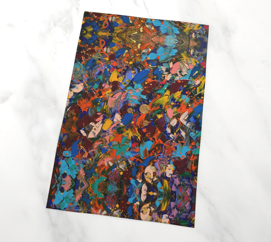 "Crazy For You" Tea Towel (Multi)