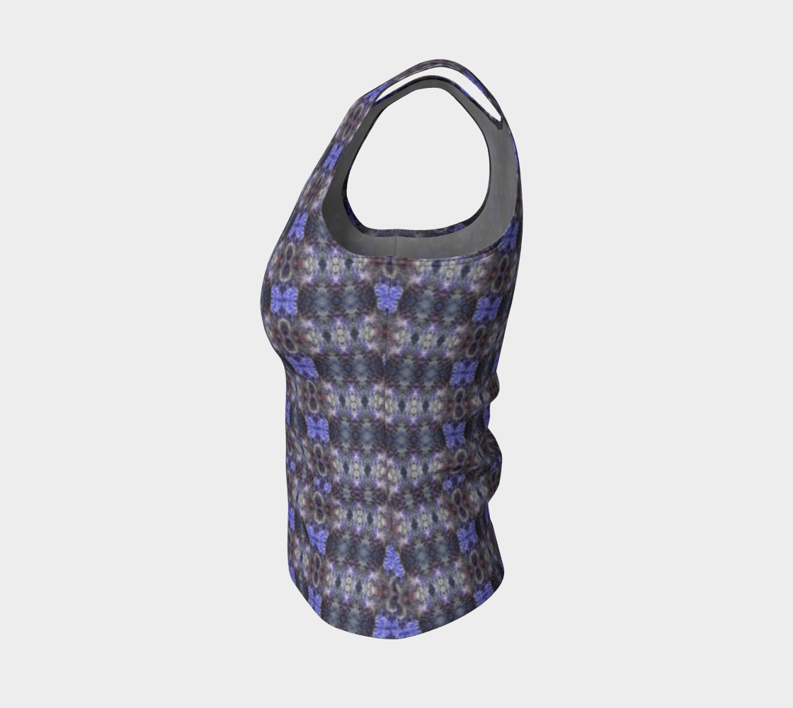 "Celestial" Fitted Tank (Purple, Black)