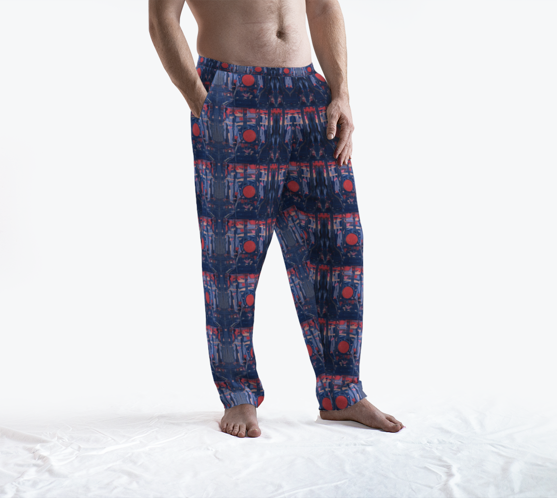 "Joy" Lounge Pants  (Blue, Pink)
