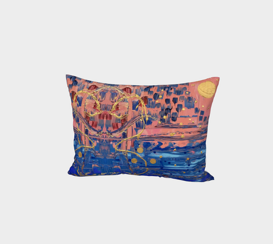 "Sophia" Bed Pillow Sham  (Pink, Blue)
