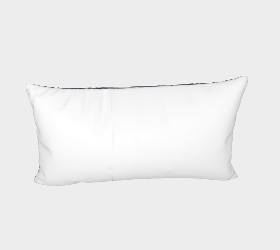"Purple Winter" Bed Pillow Sham ( Buff, Purple, Peach)