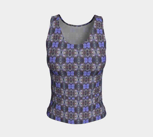 "Celestial" Fitted Tank (Purple, Black)