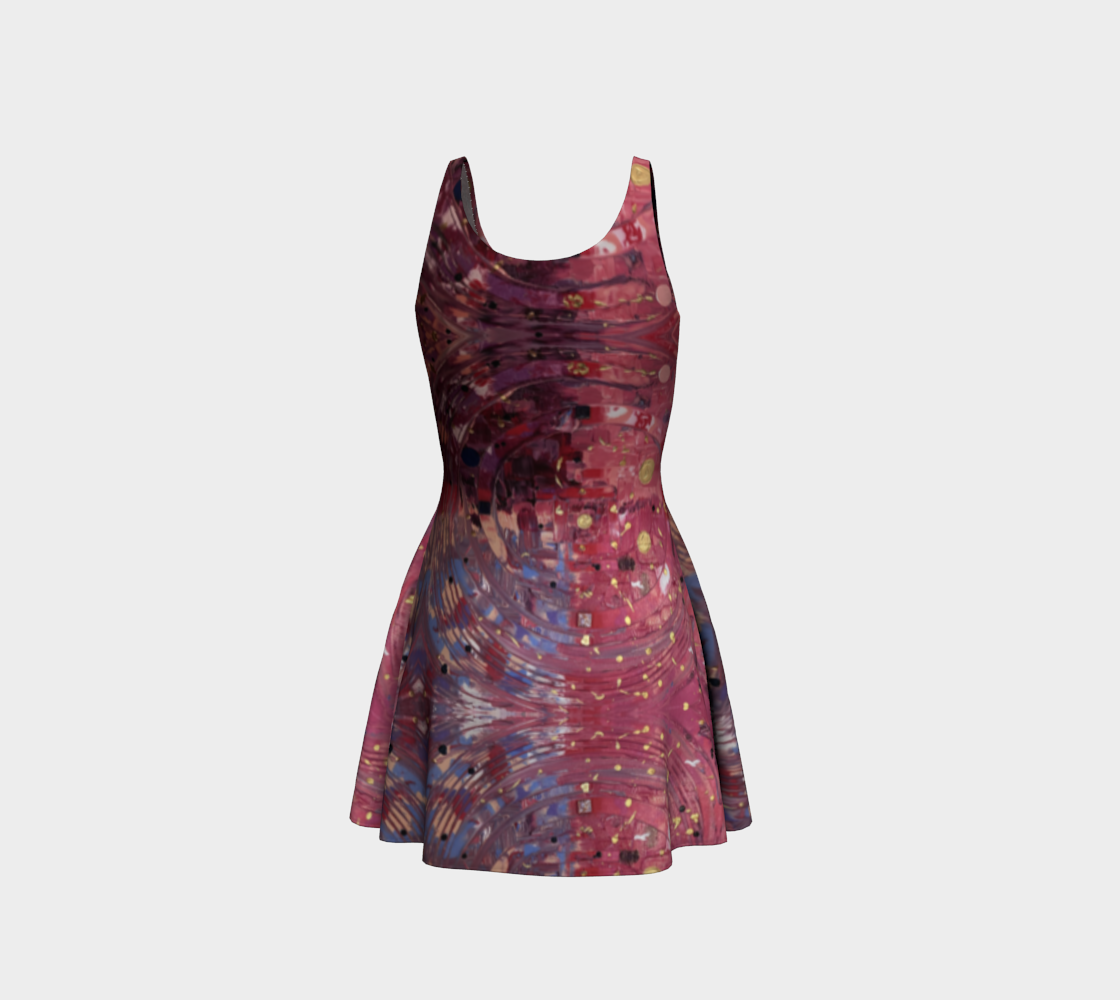 “My Valentine” Flare Dress (Pink, Purple)