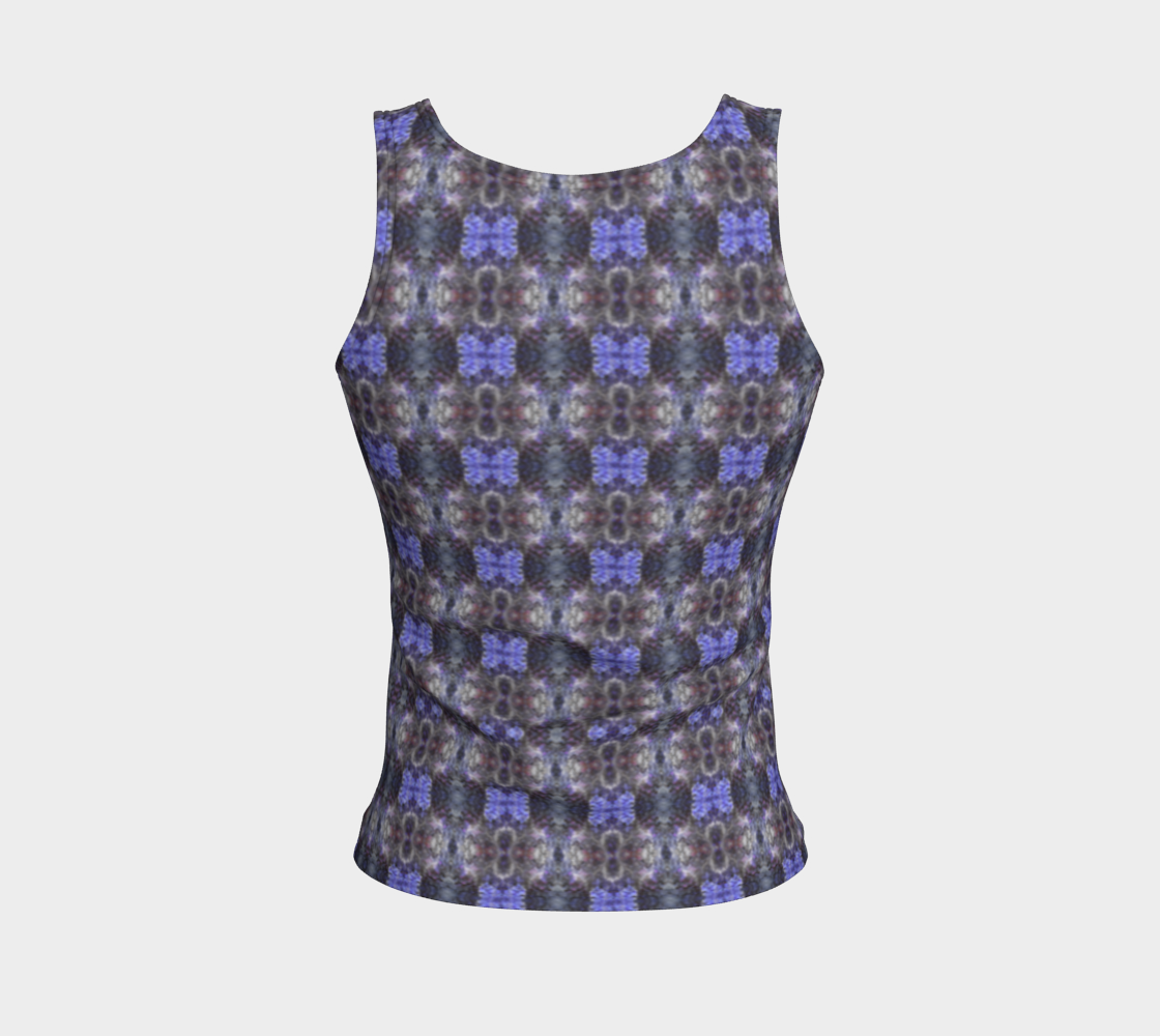 "Celestial" Fitted Tank (Purple, Black)