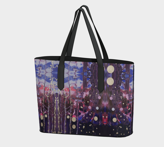 "Donum Familium" Vegan Leather Tote