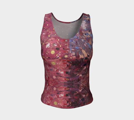 "My Valentine" Fitted Tank  ( Pink, Purple)